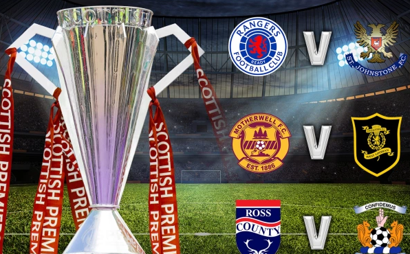 MIDWEEK LIVE Premiership Rangers SCORE: Rangers versus St Johnstone, Motherwell versus Livingston, Ross County versus Kilmarnock